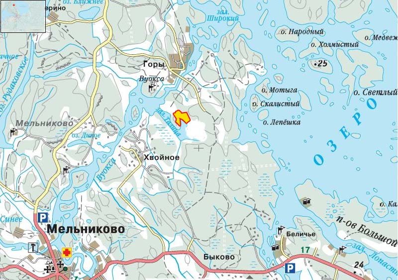 Карта глубин вуокса каменногорск